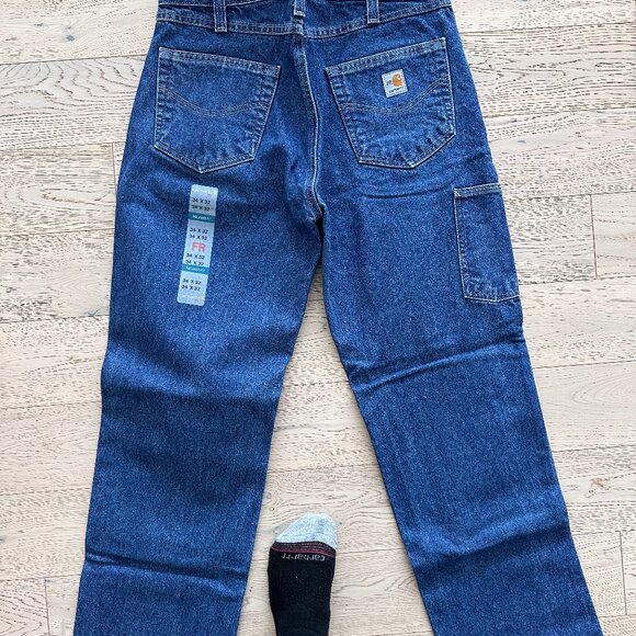 Carhartt Other - NWT Carhartt FR Double Front Jeans Utility‎ Denim